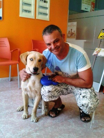 El dia que firmamos los papeles de adopción de Sky